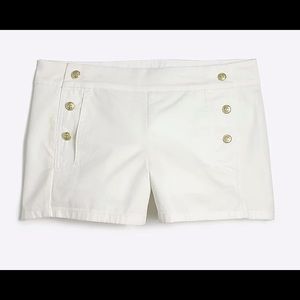 White sailor shorts